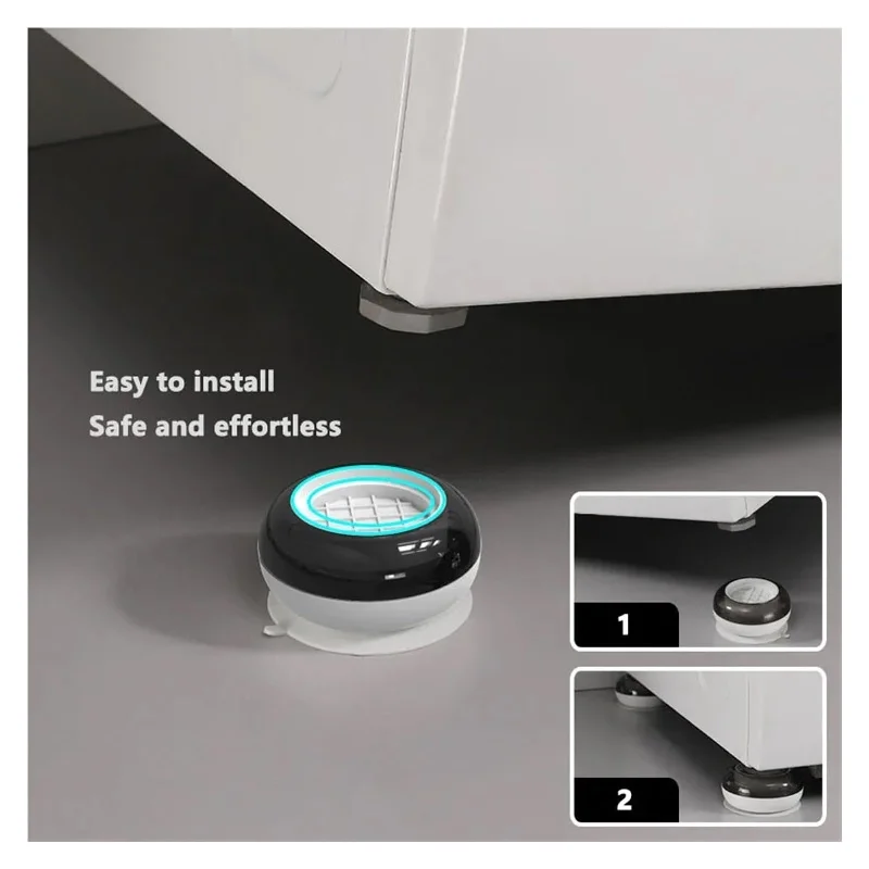 4Pcs Universal Anti Vibration Pads Washing Machine Rubber Foot Mat Silent Refrigerator Furniture Pad Furniture Lifting Foot Base