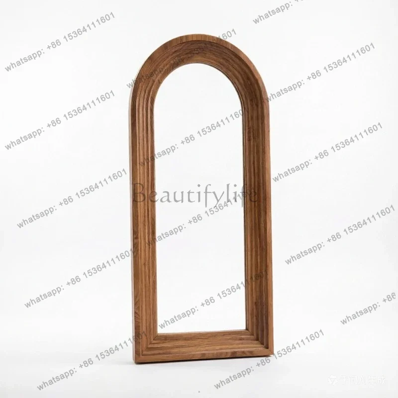 LSFloor-standing Full Body Antique Modern Bedroom Mirrors Full Body Apartments Luxury Home Furniture Design Aesthetic Mirrors