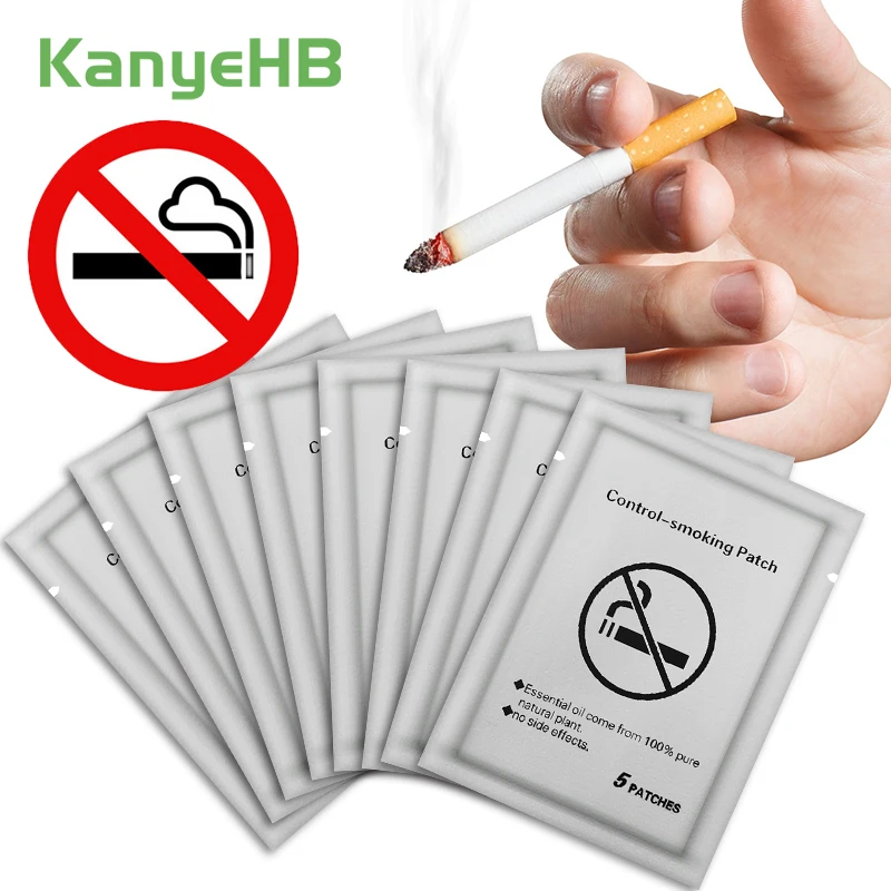 

40pcs=8bags Smoking Cessation Plaster Quit Smoking Medical Patch Smoking Control Stickers Smoking Cessation Product Patches A441