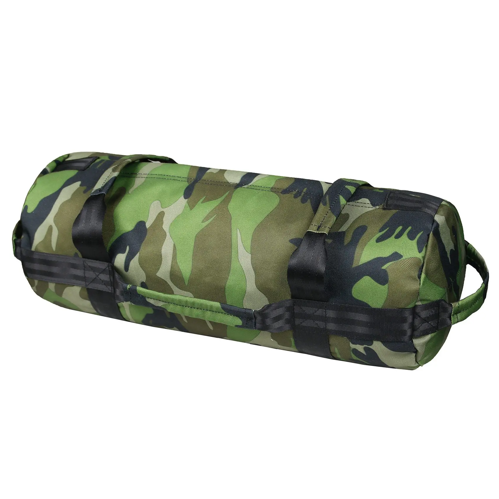 Fitness Heavy Duty Workout Sandbag with 4 Adjustable Filler Bags Training Weight Bags for Exercises Gym Camouflage Blue