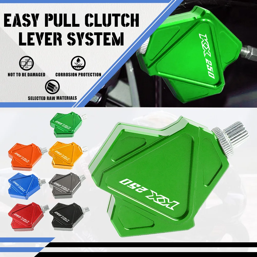 2023 Motorcycle Parts Stunt Clutch Lever Easy Pull Cable System For Kawasaki KX250 KX 250 1990-2008 2000 2001 2002 2003 2004