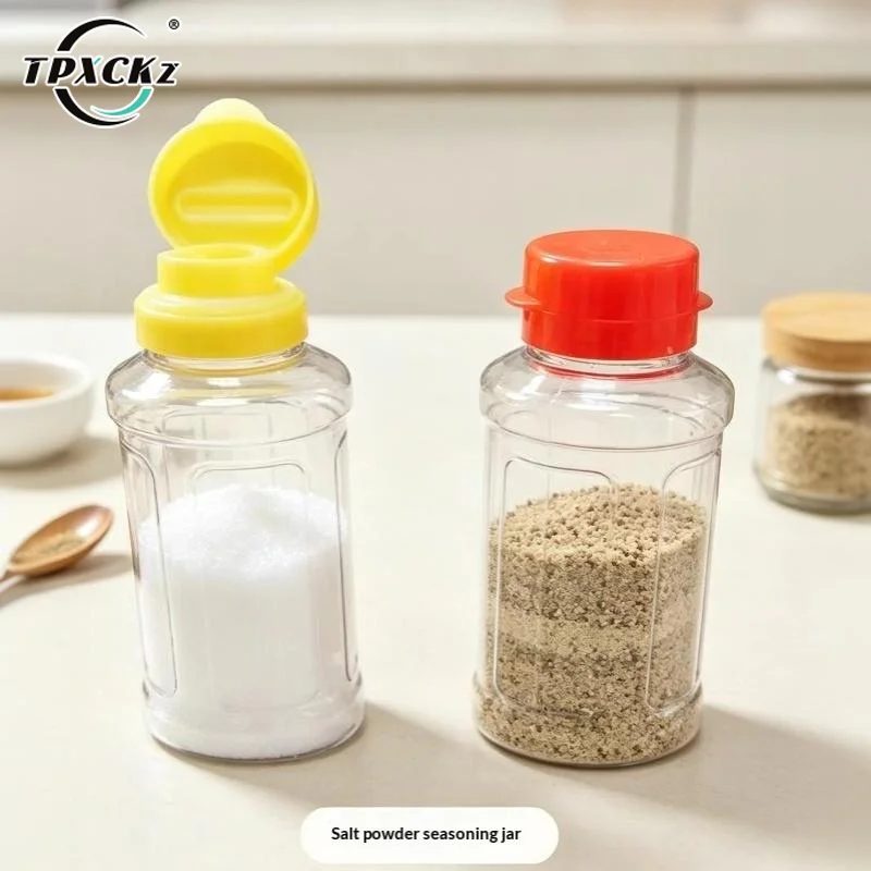 SL 1/2pcs 290ml Plastic Condiment Squeeze Bottles Hole Dispensers For Oil BBQ Sauces Paint