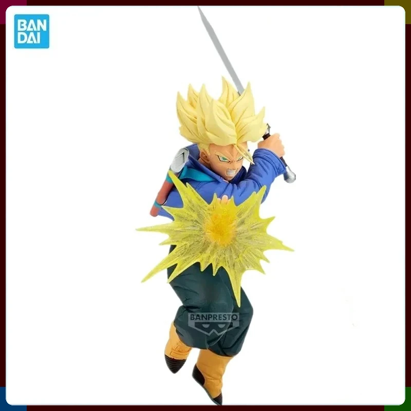 

Оригинальная коллекционная фигурка Bandai Banpresto Anime Dragon Ball GX Materia Trunks из ПВХ, модель, игрушка, подарок