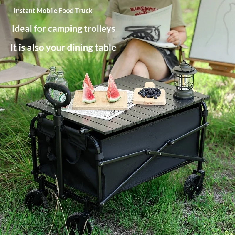 

Складная тележка для кемпинга, сверхпрочная складная садовая тележка, портативная ручная тележка, универсальная тележка для пляжа и рынка, Carro De Playa