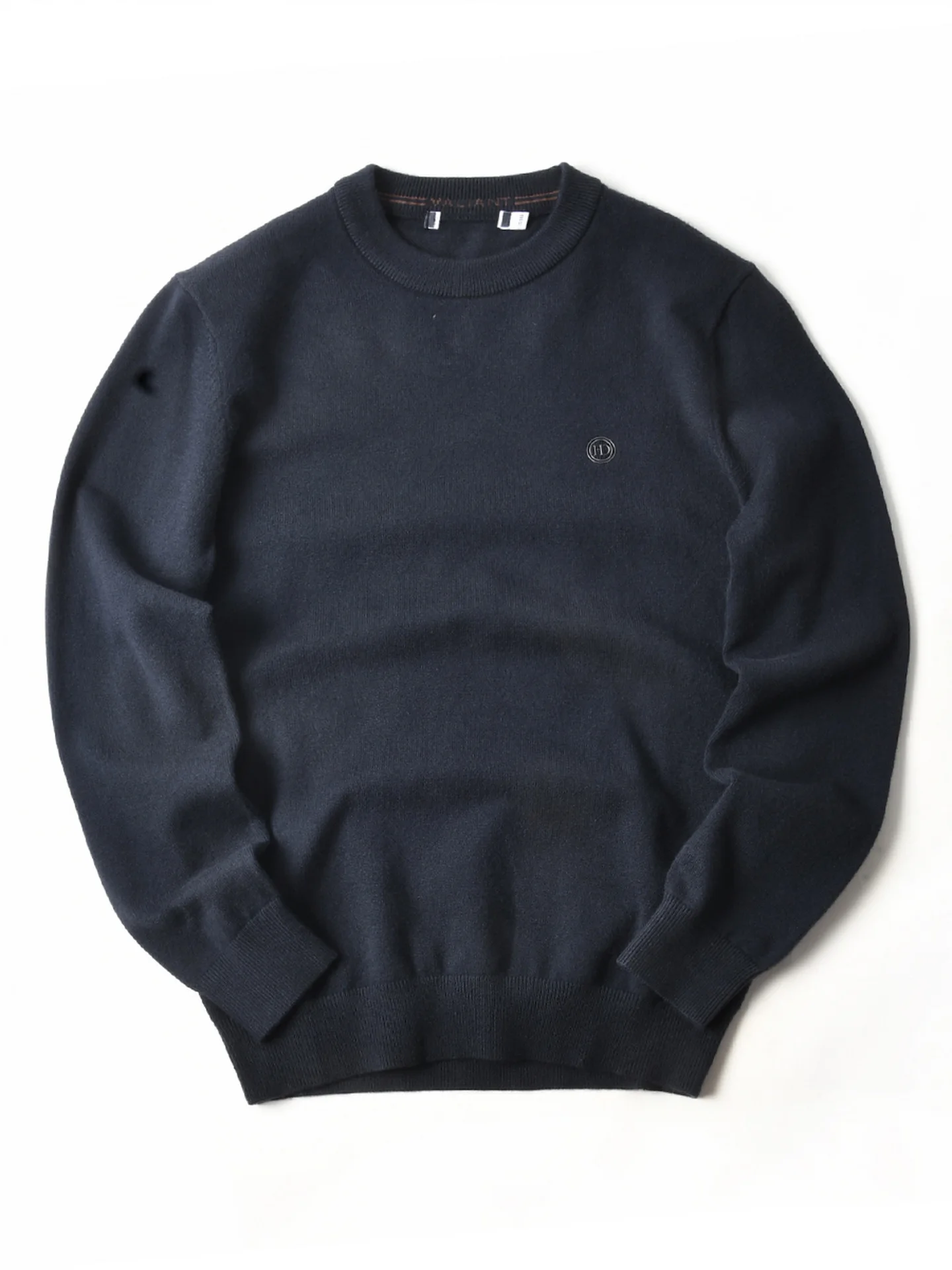 New Men's round Neck Knitted Sweater Casual Loose Autumn Winter Wool Blend Comfortable Fashionable Overhead Sweatshirt