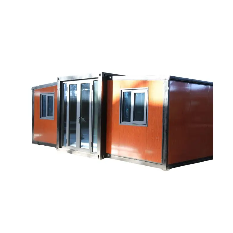 Export Double Wing Folding Container House Residential Expansion Prefabricated Container House Foldable Container House