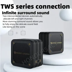 Heavy Bass Karaok Sound Box Wireless Bluetooth Speaker Portable Caixa De Som Outdoor Waterproof IPX7 Music Center Subwoofer TWS