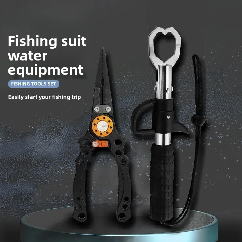 

Stainless Steel Fishing Pliers, Scissors, Hook Remover, Fishing Tools, Line Cutter, Multifunctional Knot Tool, Fishing Equipment