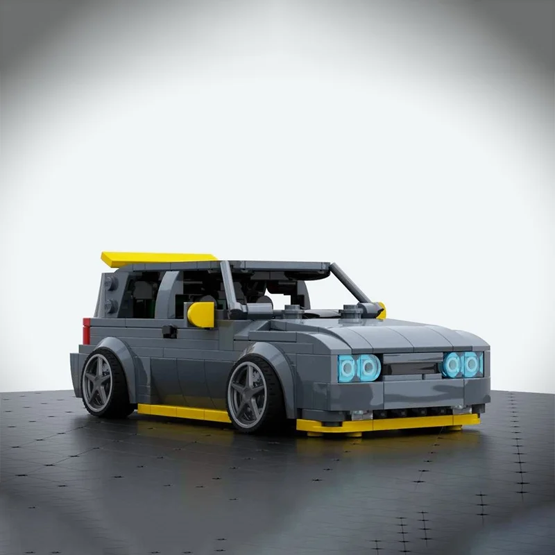 408 Stück MOC Volkswagen Golf GTI City Champions Super Car Modell Bausteine Architektur Spielzeug Weihnachtsgeschenke Idee Bildung