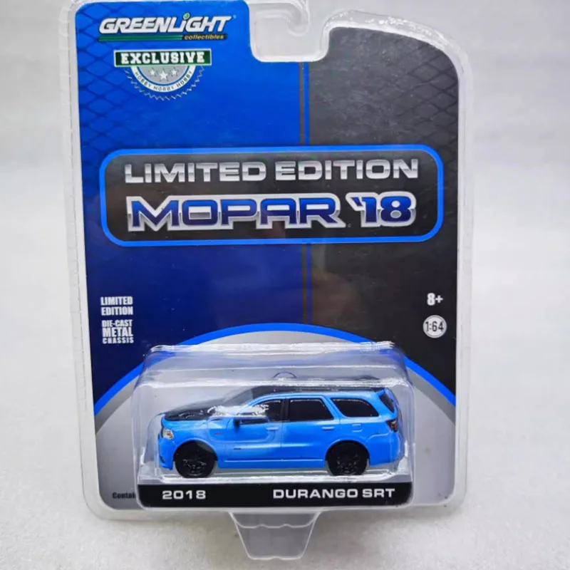 

Greenlight масштаб 1:64 2018, имитация сплава Durango SRT, модель автомобиля, статическая коллекция, украшенные праздничные подарки, игрушки, сувенирный подарок