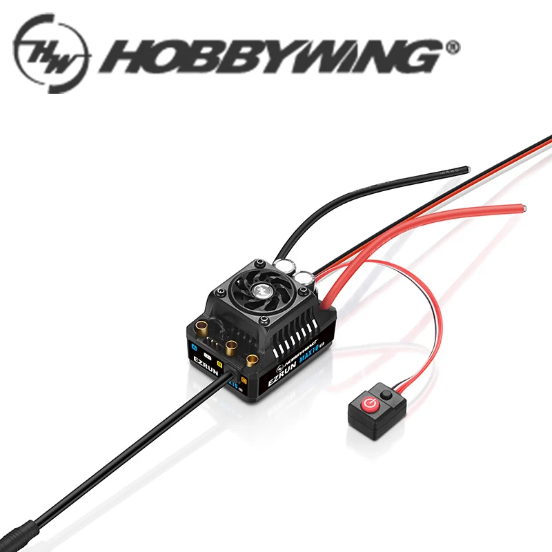 Hobbywing EzRun MAX10 G2 توربو مقاوم للماء مستشعر بدون فرش 80A / 140A ESC أو 3652 / 3665 G3 مجموعة المحرك لسيارة RC 1/10