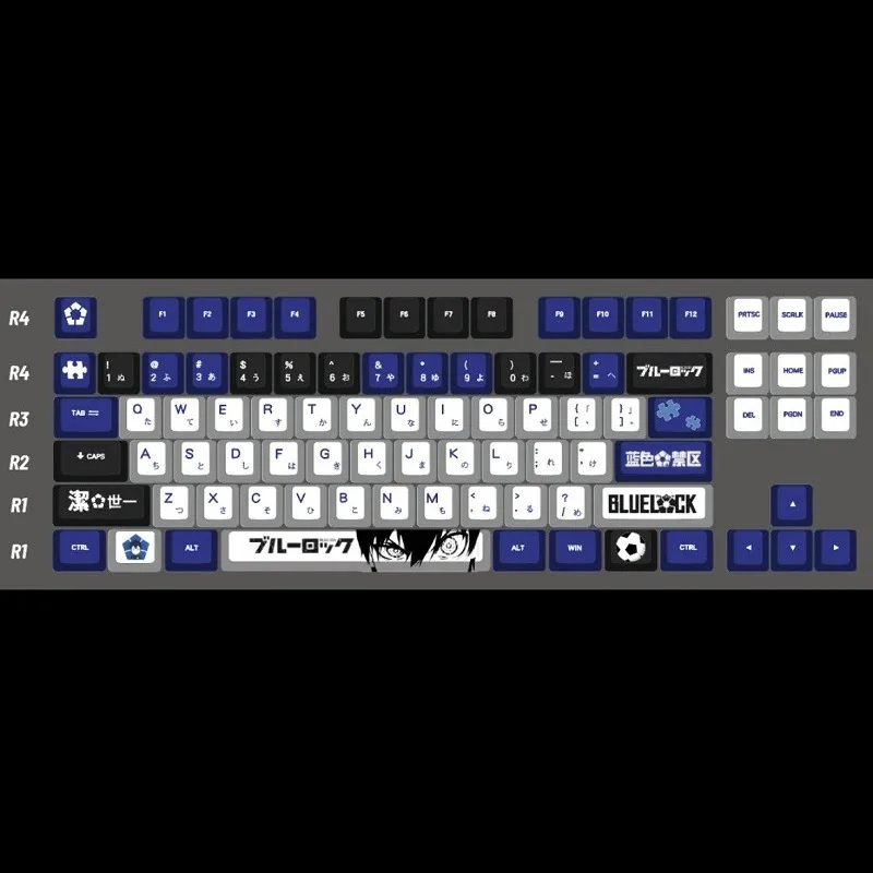 Anime Series BLUE LOCK Craft Keyboard Cap Computer Kforce Colleagues Isagi Yoichi Keycap Decorate Ambitus Gift