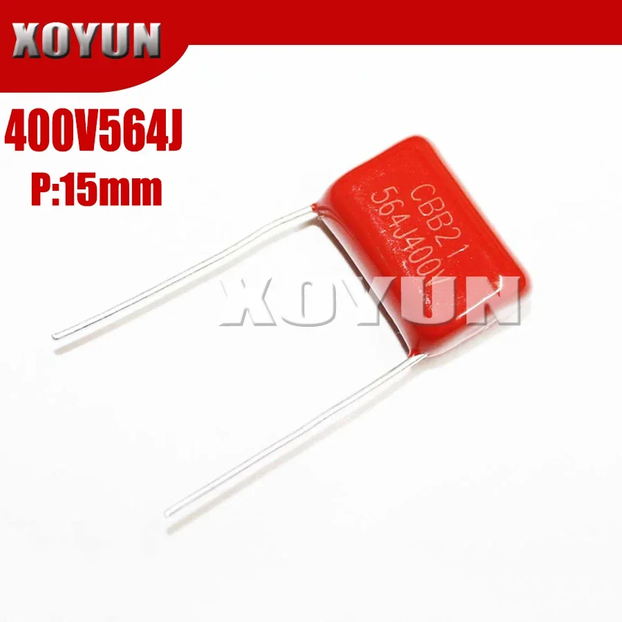 

10 шт. 400V564J 0,56 мкФ 560NF шаг 15 мм 564J 400 В 564J400V CBB полипропиленовый пленочный конденсатор