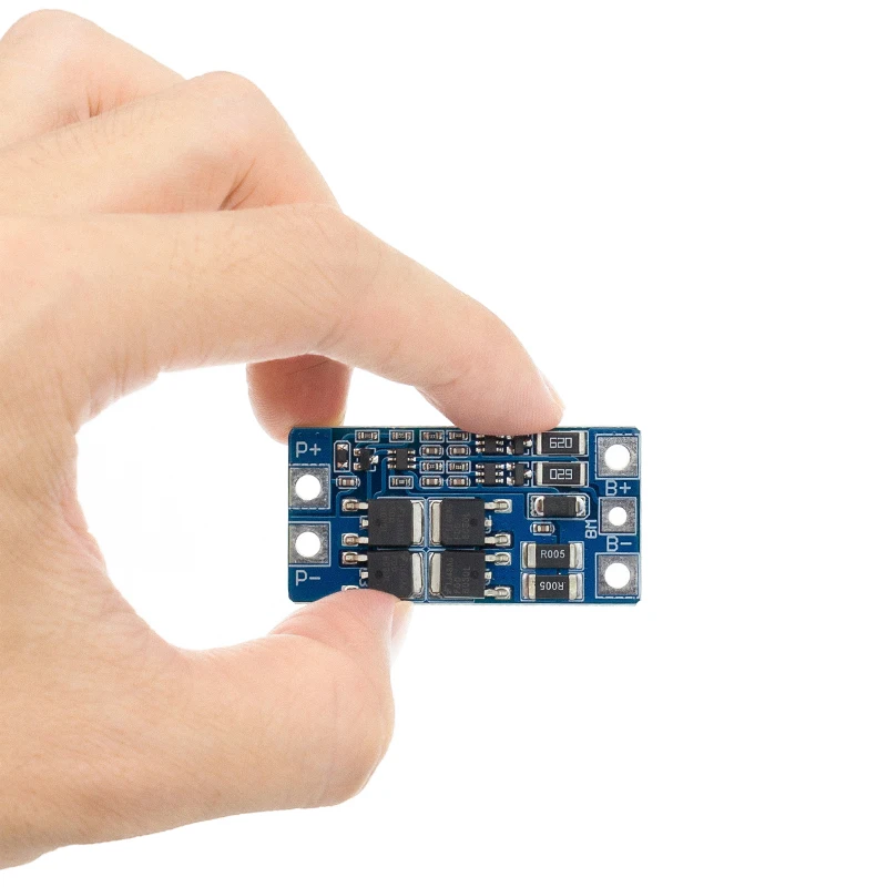 2PCS HX-2S-JH20 BMS 2S 10A 7.4V 18650 Lithium Battery Protection Board 8.4V Balanced Function Overcharged Protection