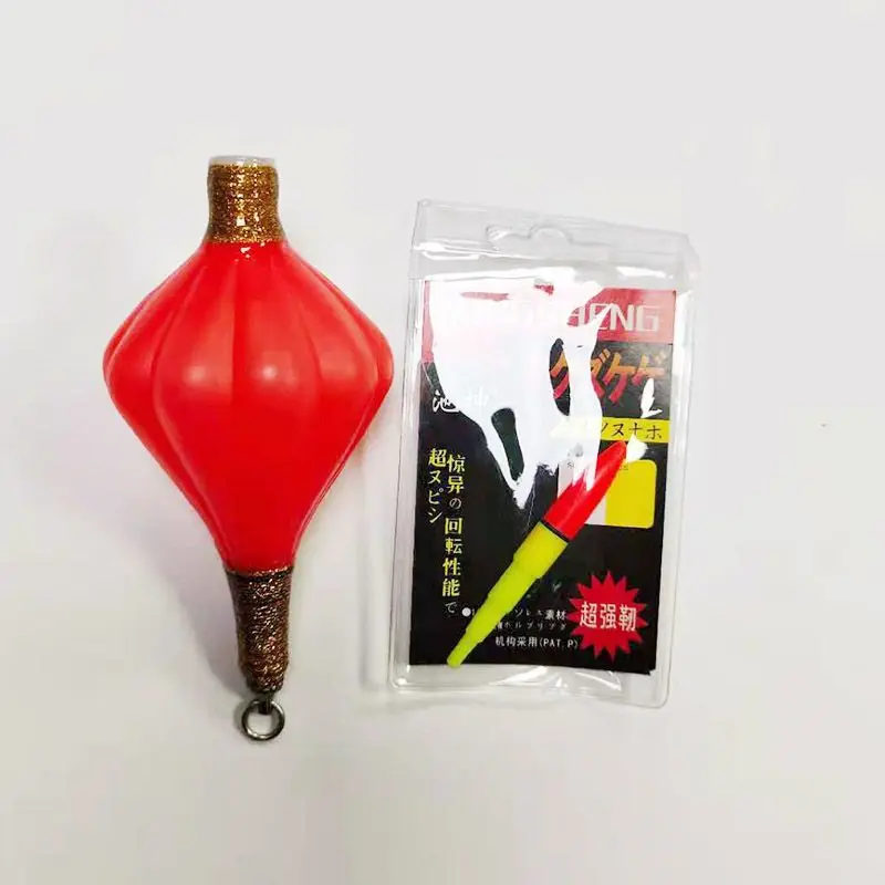 発光夜釣り用フロート-スポットドッグフィッシュ-ロータス海釣り浮力補助具-アウトドア-キャンプ-旅行用品-ノーブランド