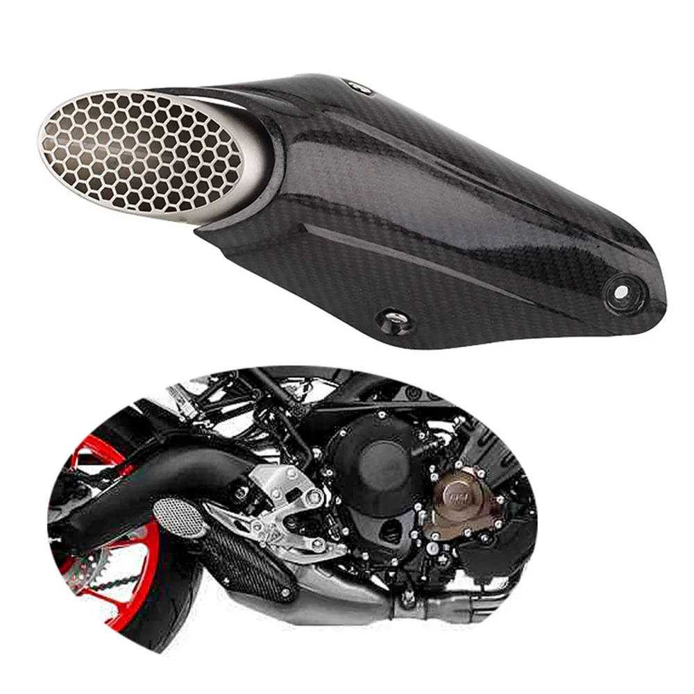 For YAMAHA MT09 FZ09 XSR900 Motorcycle Exhaust Pipe Muffler MT09 Moto Cage MT-09 Tracer 2017-2020 Style Exhaust Cover