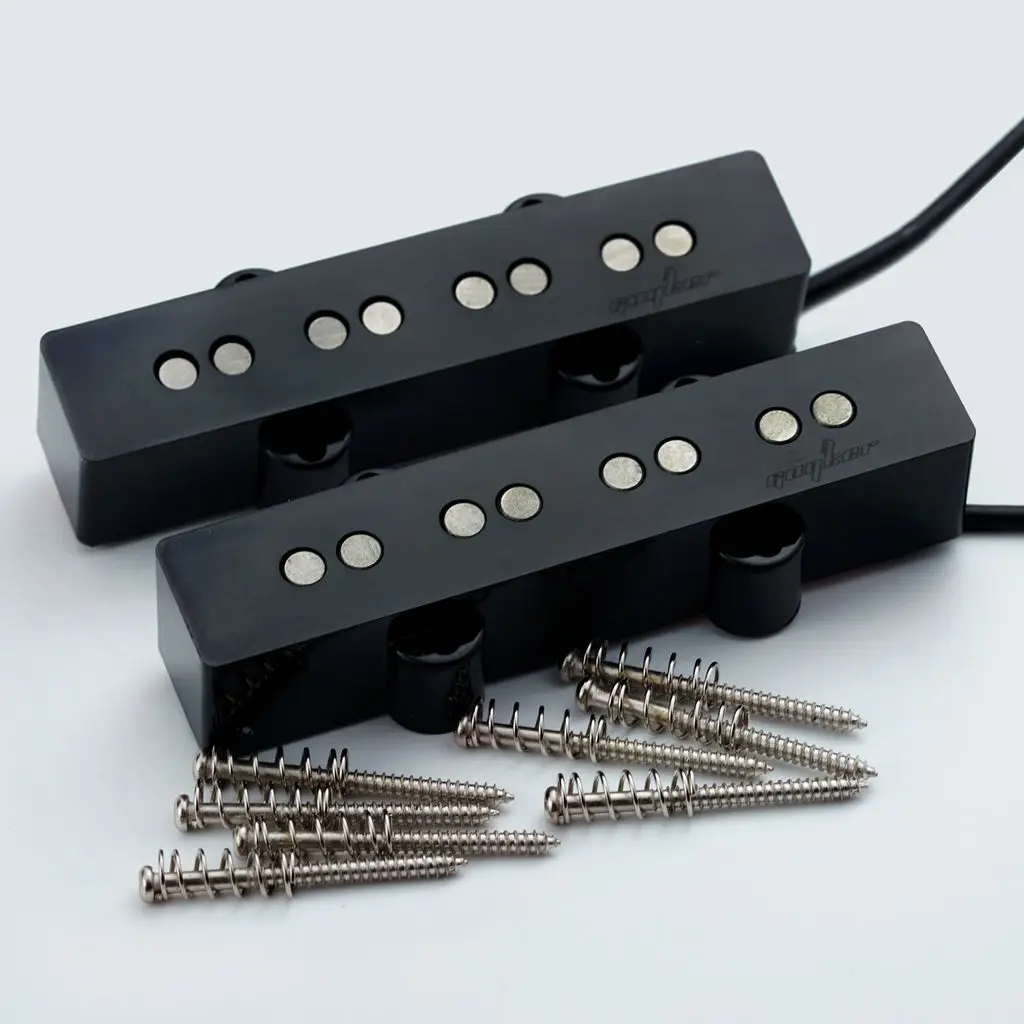 Guyker four string bass Alnico pickup, top and bottom structure, noise reduction, can cut single coil noiseless