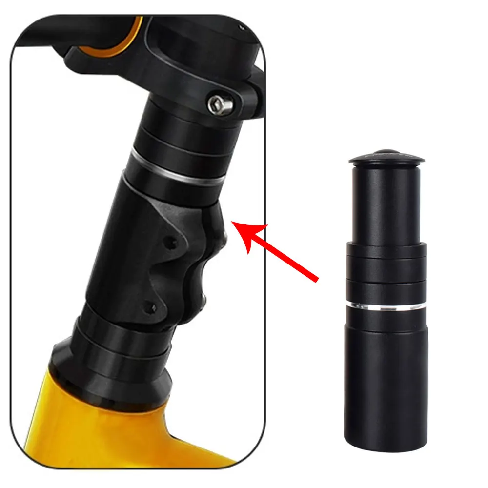 Bicycle Fork Stem Height Extender MTB Road Bike Handlebar Rise Up Adapter Aluminum Alloy Height Spacer Cycling Accessories