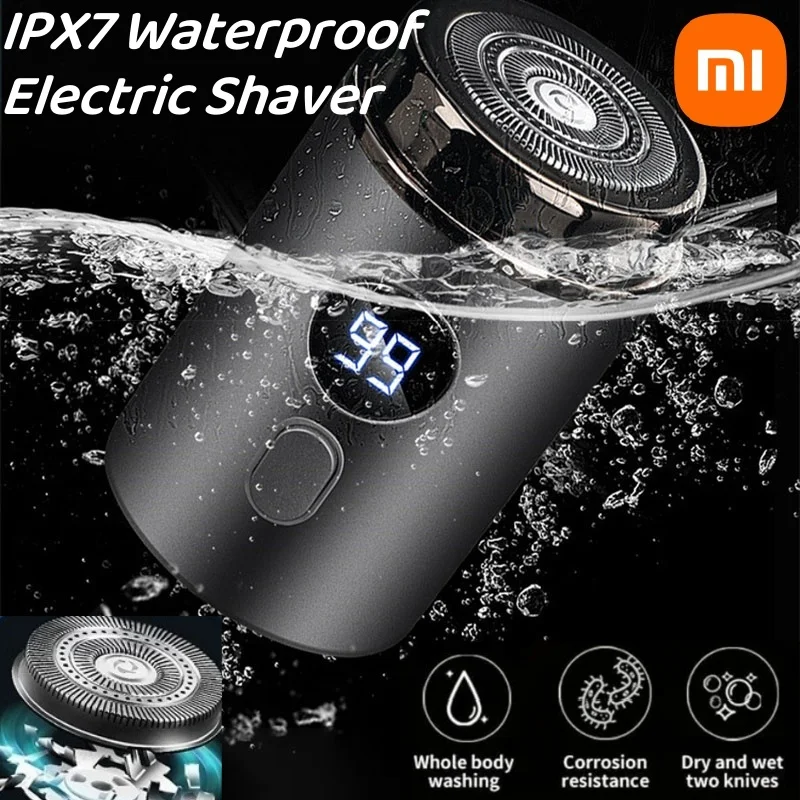 Xiaomi Men's Electric Mini Shaver Convenient Power Powerful Shaver Type-c Charging Led Digital Display Men Women Home Razor New