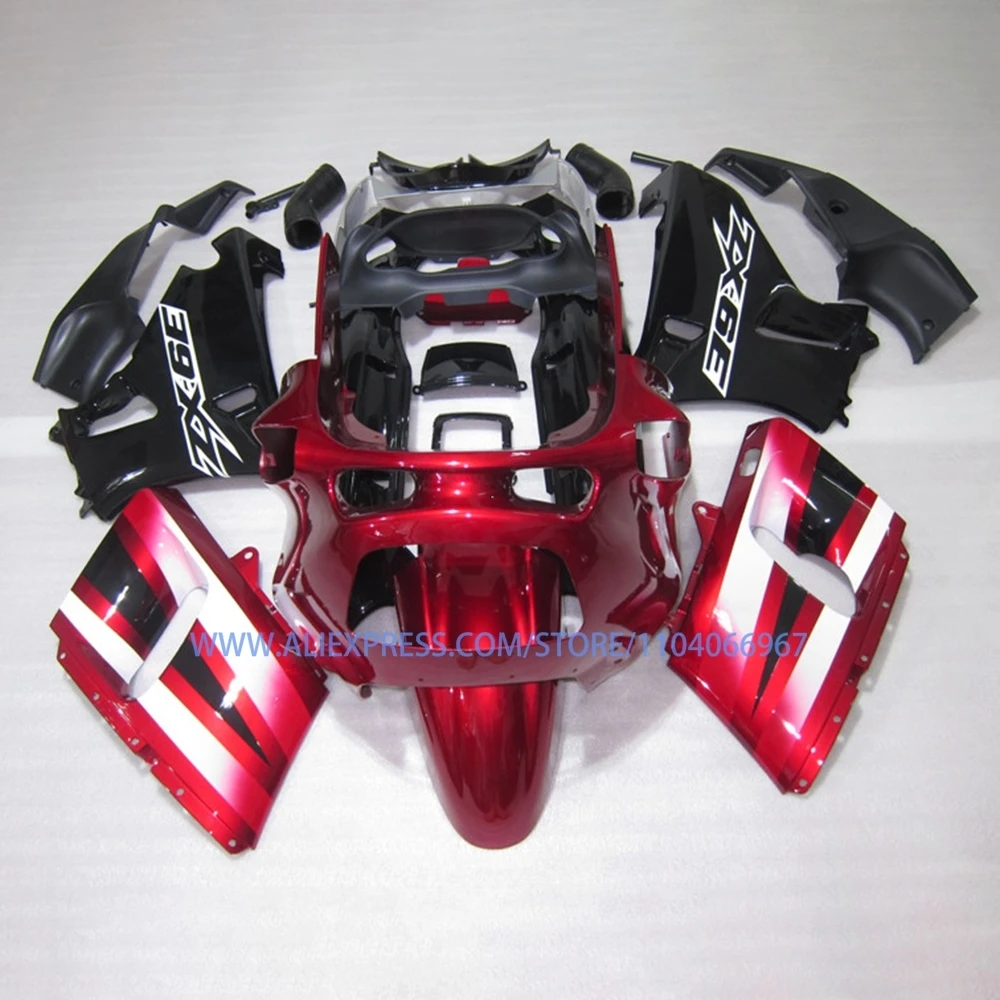 ZZR 400 600 1993-2007 Motorcycle Fairing Set for Kawasaki ZZR400/600 93-07 Full Fairings Bodywork Kit ABS Plastic Set