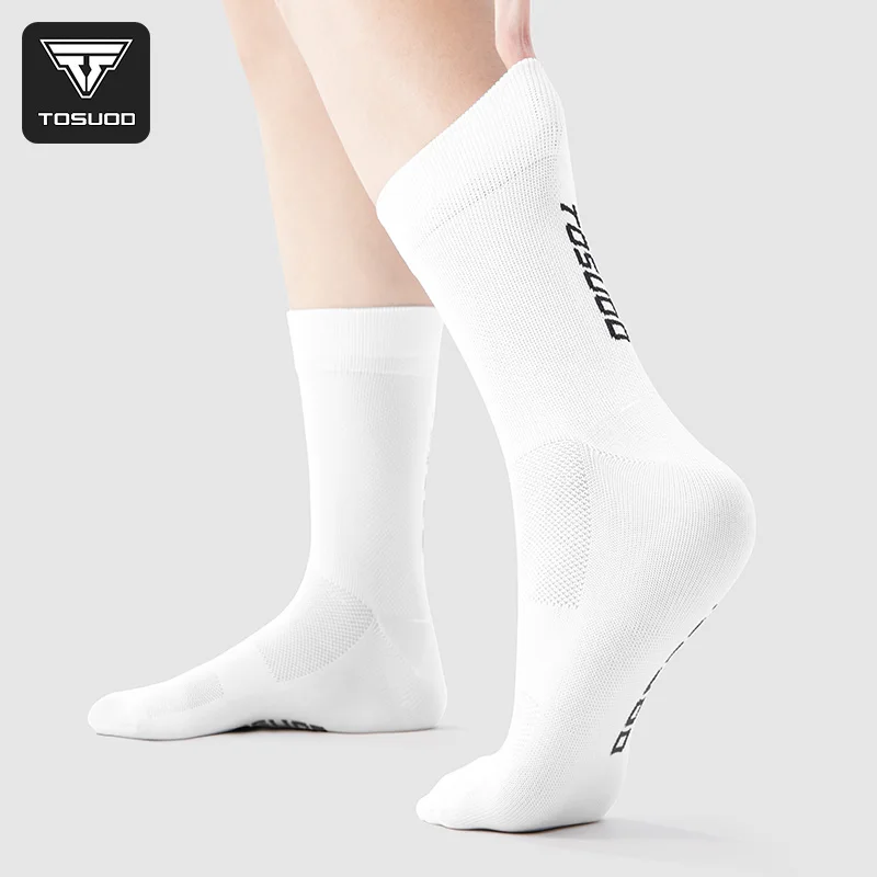

TOSUOD Cycling Socks 3/5/10 Pairs Breathable Sports Socks for Men and Women Elastic Sock