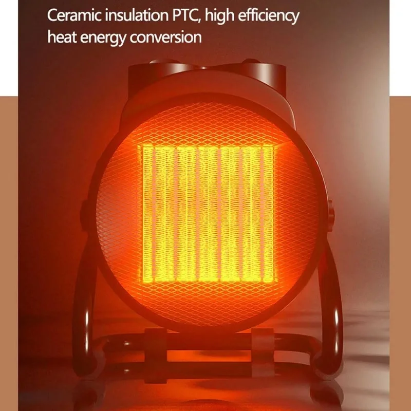 Portable Electric Heater European Plug 2KW 3KW PTC Adjustable Automatic Constant Temperature Space Heater for Home Office