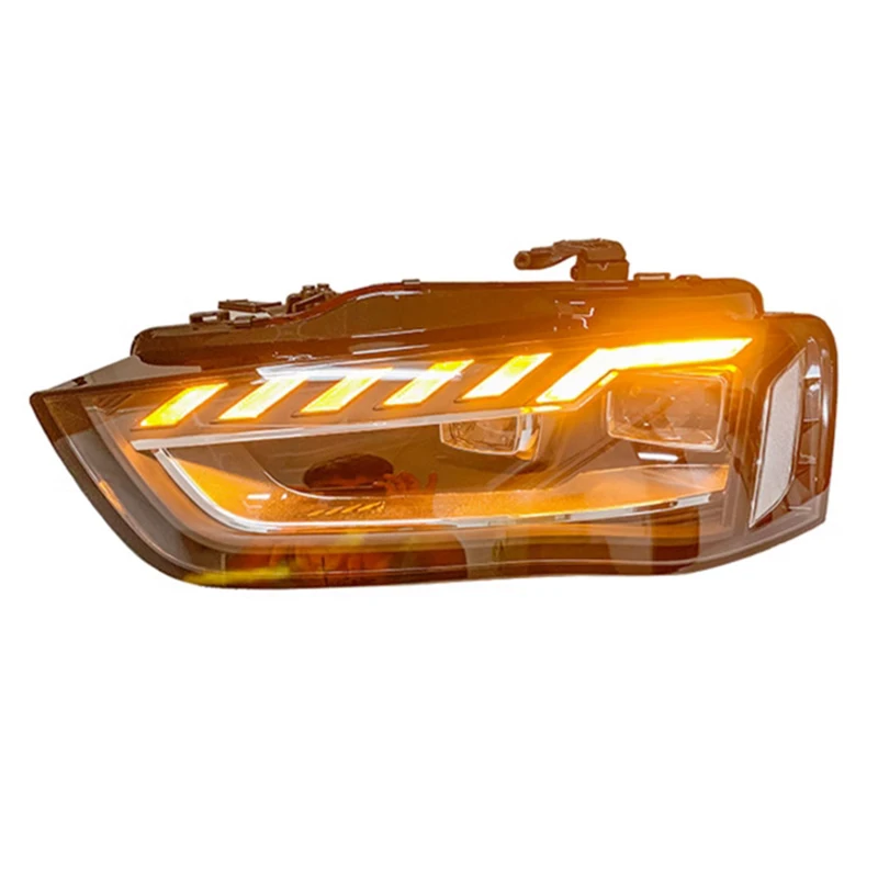 Accessories Head Lamp for Audi A4 2013-2016 A4L B8 LED Headlights Projector Lens DRL Front Signal Light Automotive