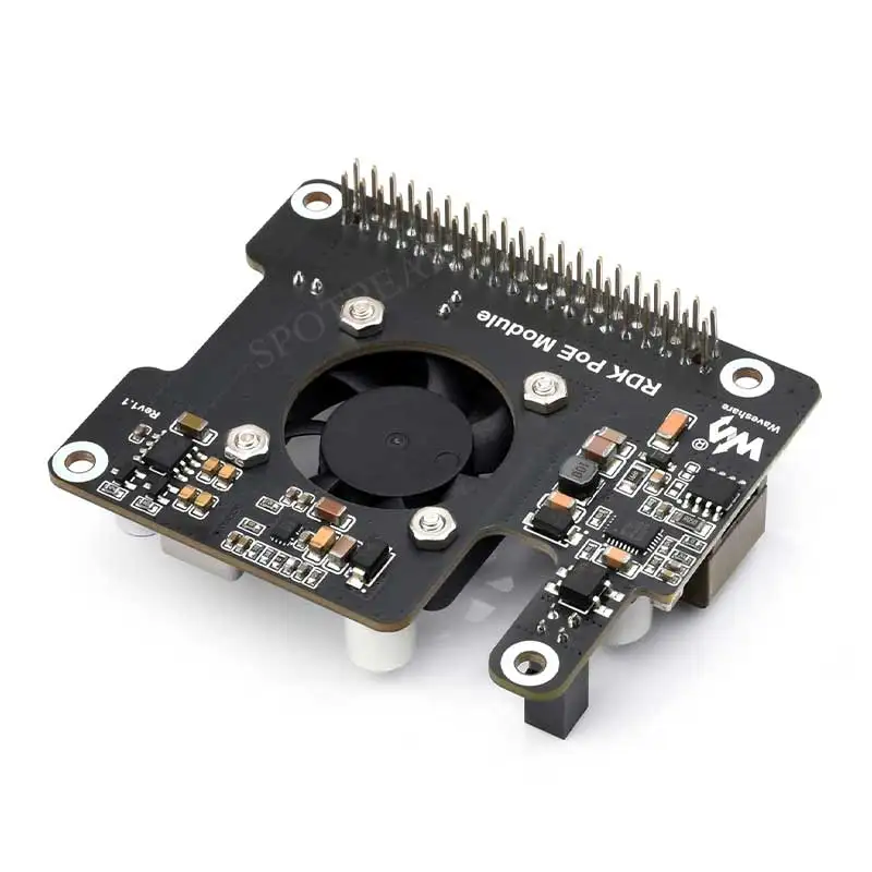 RDK X5 PoE Module Power Over Ethernet/ IEEE 802.3af/at PoE Onboard active cooling fan For D-Robotics RDK X5