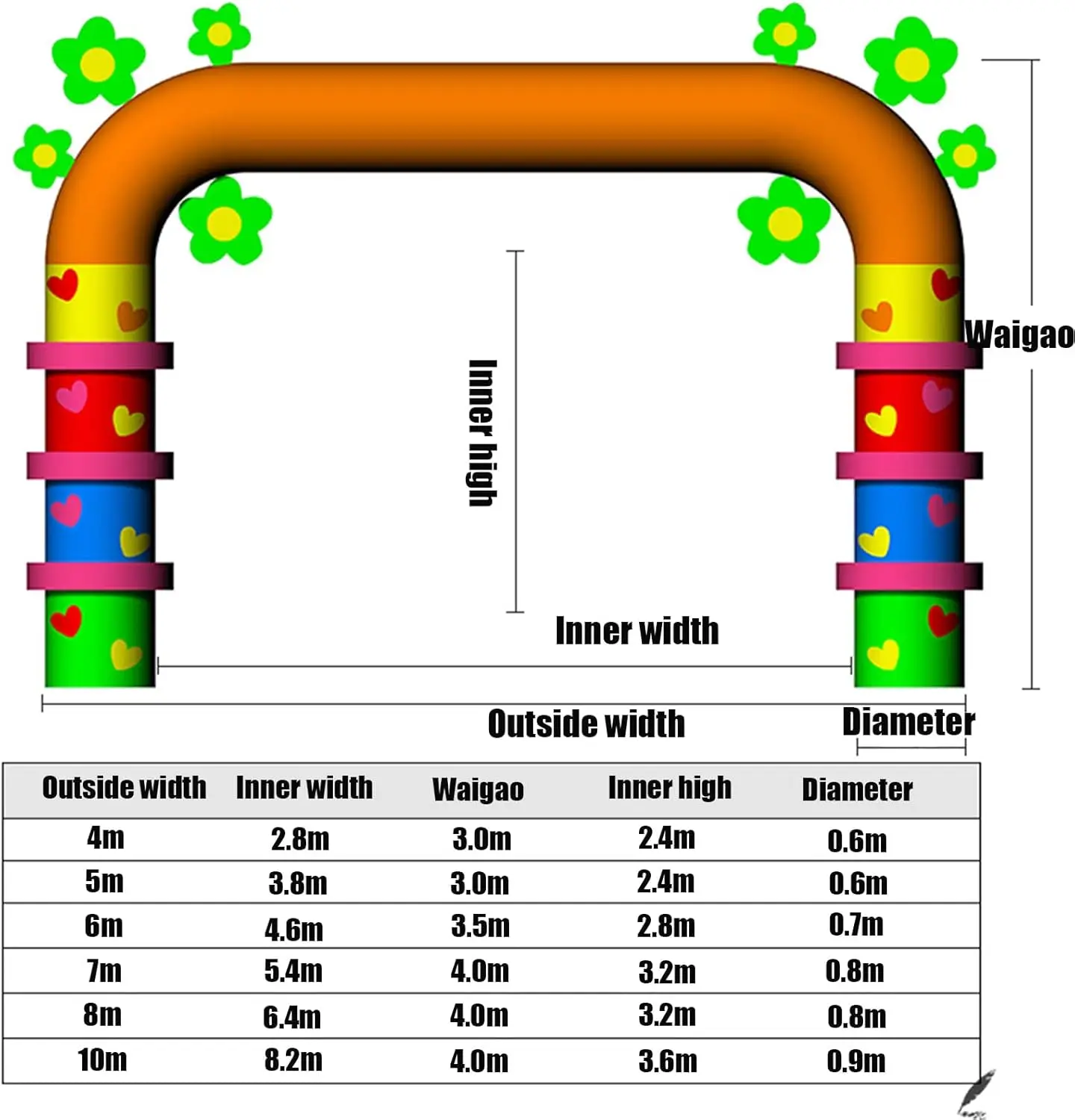 Colorful Square Inflatable Arch Christmas Welcome Door Kindergarten Event Cartoon Inflatable Archway Outdoor Celebration Arch