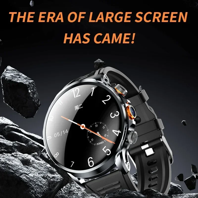 H18 7-in1 Smart Watch With 500W Camera 128GB Storage 1 95 Inch IPS Display GPS WIFI Heart Rate Tracking Android 9.0 Smartwatch