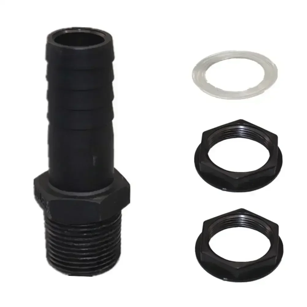 25mm Hose Connectors Set of 2 for Rainwater Barrels with Sealing Rings and Washers for Secure and Reliable Water Transfer System