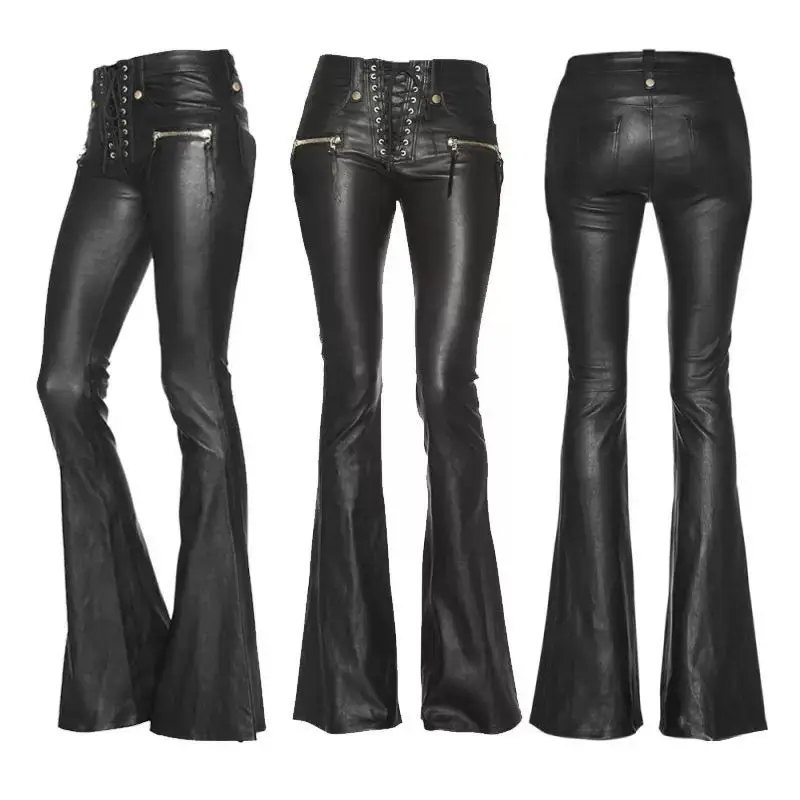Slim-fitting Slimming Micro-flare Autumn and Winter Personalized Fashion Hip-hugging Versatile Low-waisted Casual