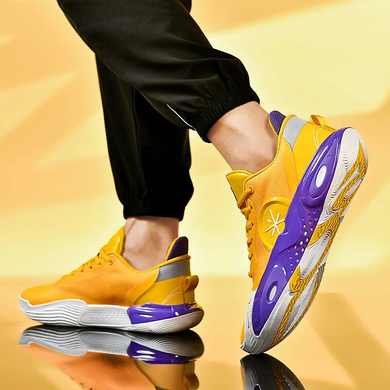 All City 12 Basketball Shoes Men Brand Designer Sports Training Shoes Outdoor Sneakers Men Mesh Wear Resistant Non-slip Lace-up