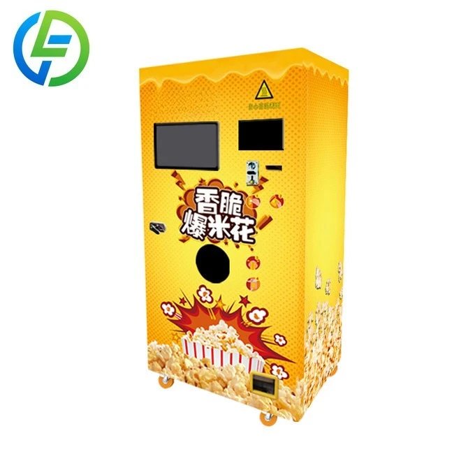FOODLINE Fully Detachable Popcorn Vending Machine All Food Grade Stainless Steel Parts Deep Clean Retail Unit