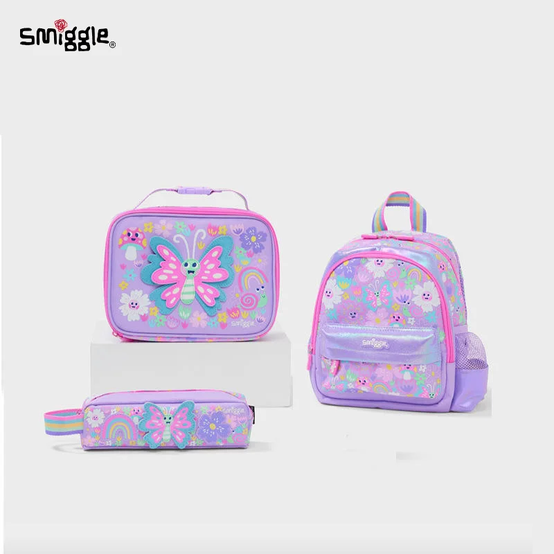 

Оригинальный Австралийский маленький школьный рюкзак Smiggle, милый детский рюкзак с мультипликационным рисунком, рюкзак для детского сада, Повседневная сумка для девочек, подарок