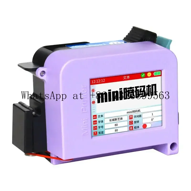 Compact CIJ Online Printer Mini Coding hine for Plastic Carton Bottle Expiry Date Stamping