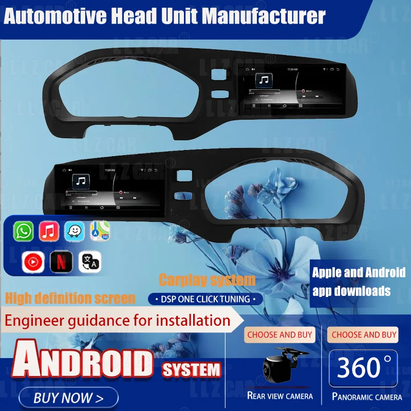 Qled Screen For VOLVO V40 2011-2018 Right Hand Driving Android Car Multimedia Video Player GPS CarPlay 2din Head Unit Navigation