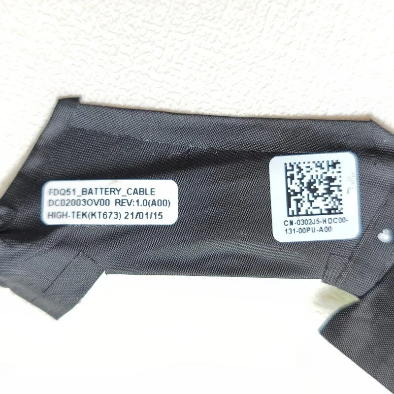 WYORESY nouveau câble de batterie FDQ51 DC02003OV00 pour Dell Alienware M15 R3 R4 M17 R3 R4 302J5