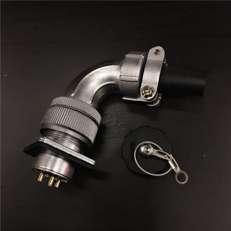 2PCS  WEIPU aviation plug WS20 2 3 4 5 6 7 9 12-pin TS/Z elbow connector