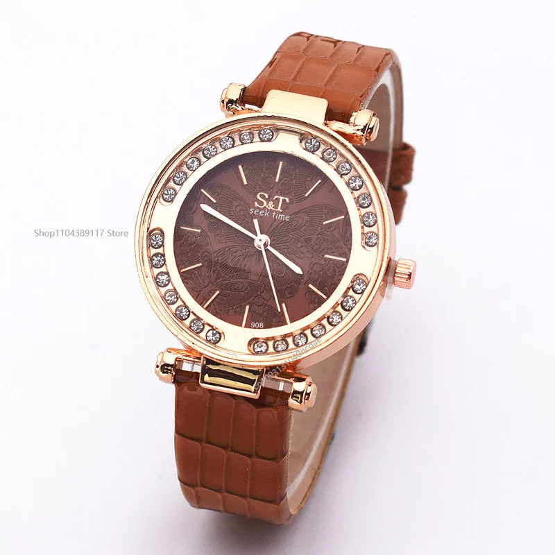 

1 шт., женские модные часы, роскошные женские подарки для девочек, платье, кварцевые наручные часы, часы для женщин, Reloj Mujer Часы