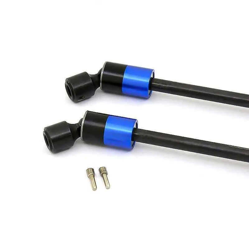 OKHL Steel Telescoping CVD Driveshafts 2PCS for Traxxas E-Revo Summit Revo T-Maxx E-Maxx 5451X Blue