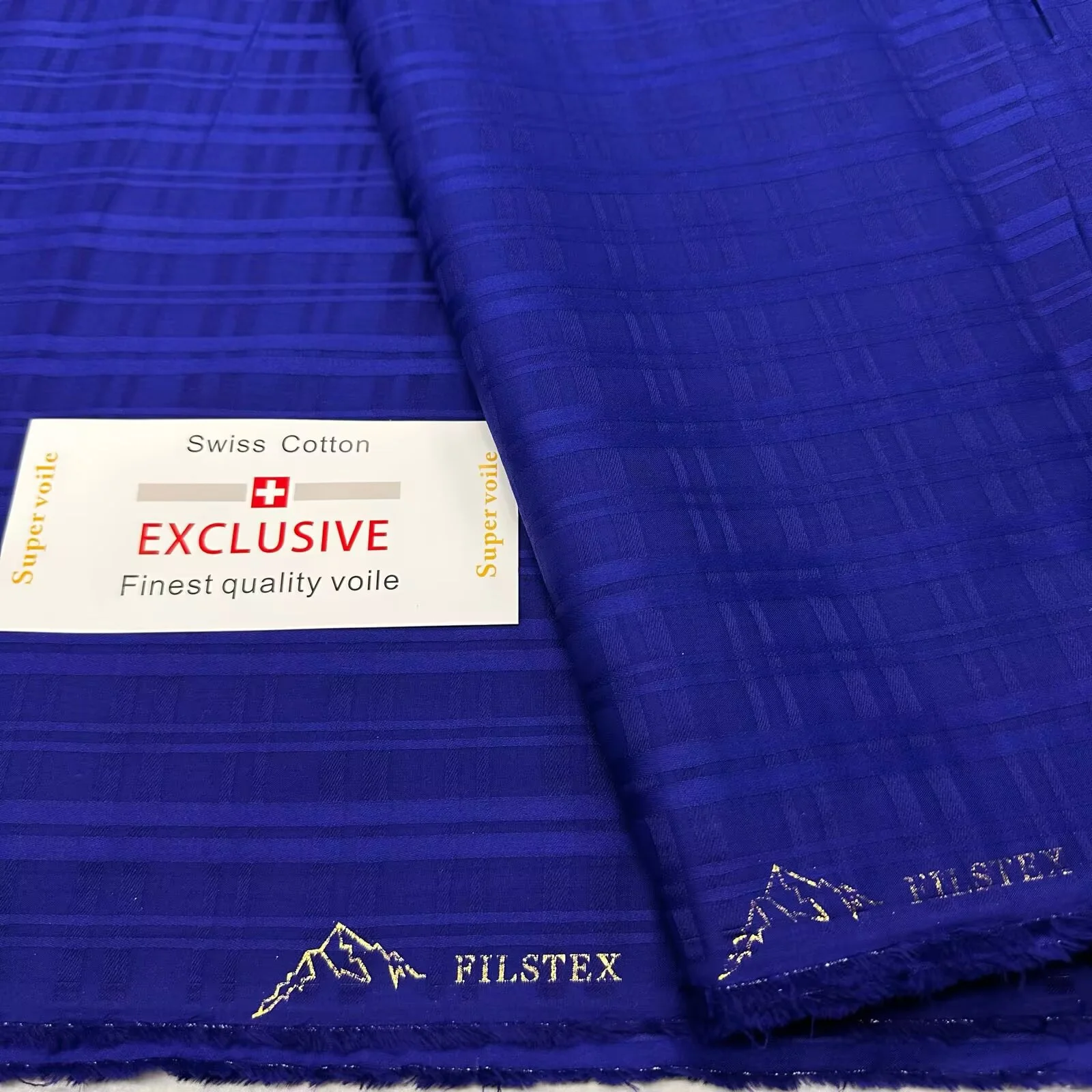 

New 5Yards Super Atiku Material Nigeria Soft Men Polish Fabrics 100% SWISS Premium Cotton Swiss Voile Fabric African Suit Making