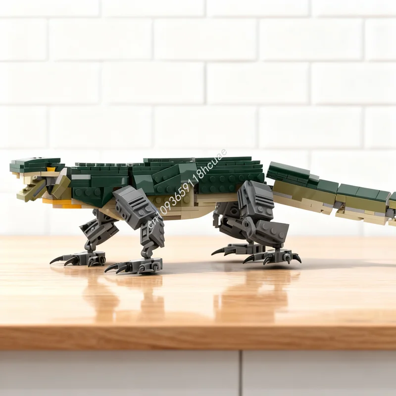 

530pcs MOC Creator 3 1 Asian Water Monitor Model Building Blocks Architecture Creative Idea Education Christmas Gift Toy Brick