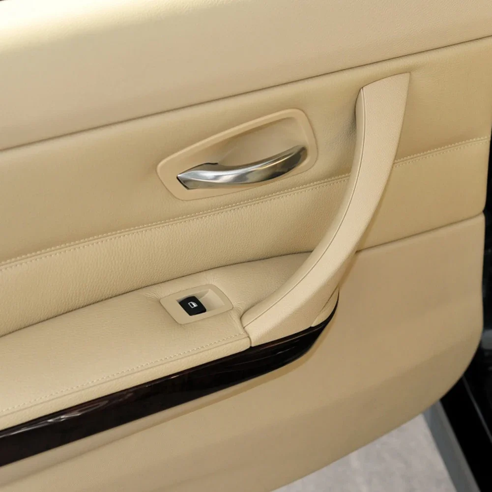 Left Interior Door Handles Easy Installation Inner Door Handle Panel Pull Trim Cover for BMW E90 E91 316318/320/325/328/330/335