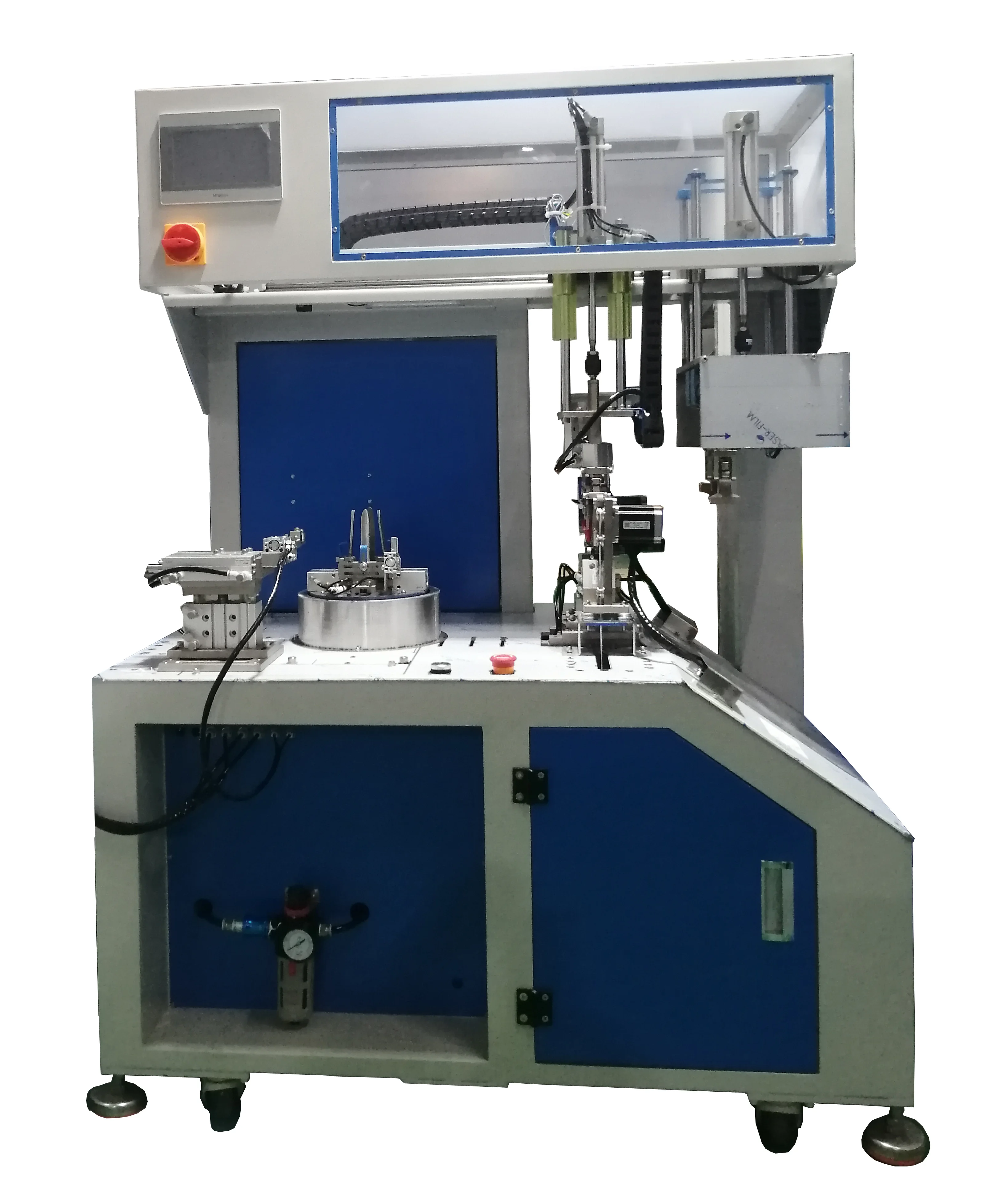 Floor-standing Automatic for Small O Shape Coiling Power Cord Cable Winding Tying Machine