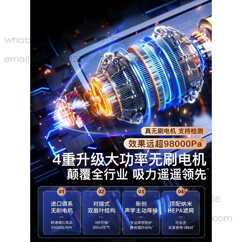 Car Vacuum Cleaner Car Large Suction Household Dual-purpose Small Handheld Car Special Wireless Mini Super Machine