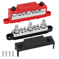 400A Bus Bar 12V 48V Power Distribution Block 3 x 3/8\