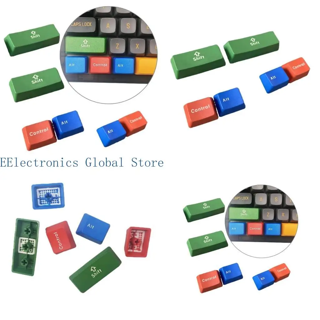 462b PBT KeyCaps OEM Shift ALTINO SHIFT Contrl KeyCap per tastiere meccaniche gioco 6pcs