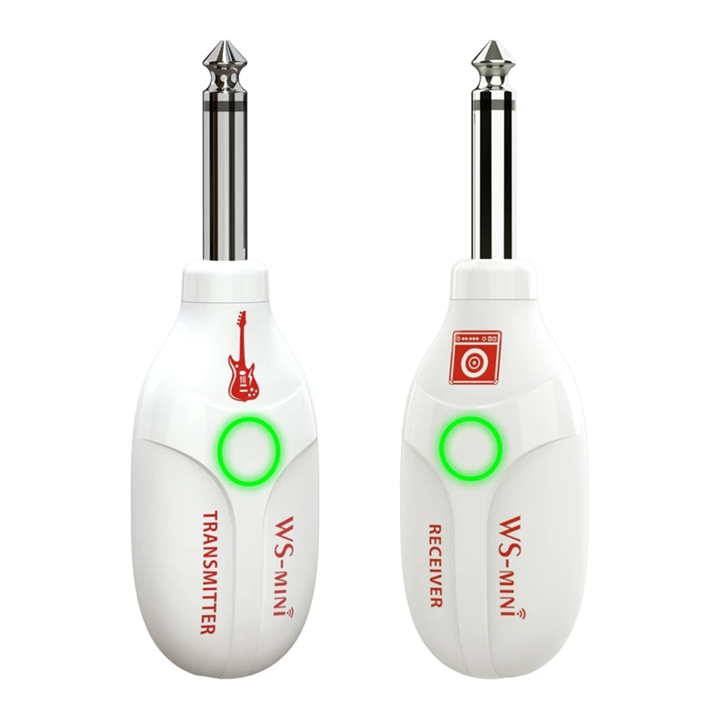 

CACI 2.4G Pickup Guitar Wireless Mini Transceiver Effects Pedal Wireless Headphones Bluetooth Mini Amplifier Pedal Adapter