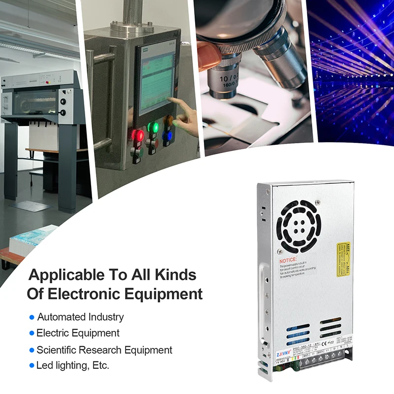 350W UPS Switching Power Supply AC 220V to DC 12V/24V Charging Power Supply 12V 24V PSC-350-12 PSC-350-24